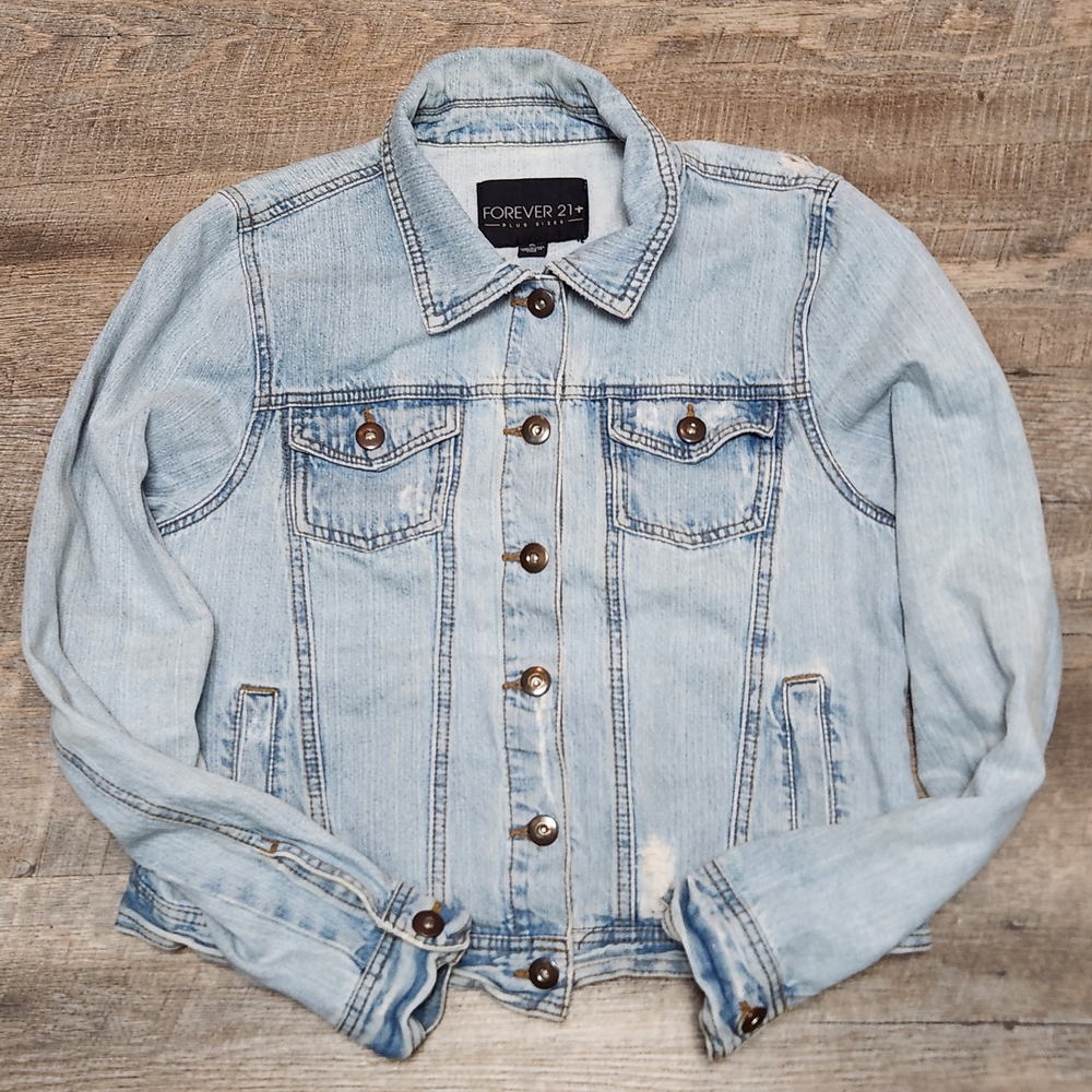 Forever 21 Light Blue Denim Jacket